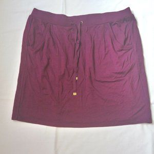 VICTORIA'S SECRET Petites Eggplant Mini Skirt SP